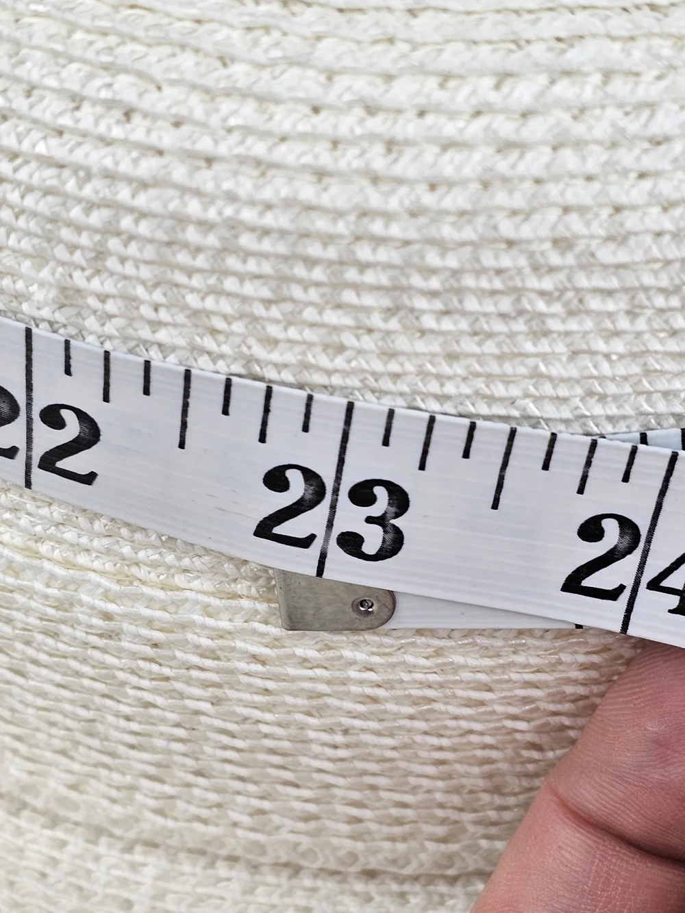 Vintage 1960s Frank Olive Women’s Ivory Wide-Brim Straw Sun Hat with Bow
